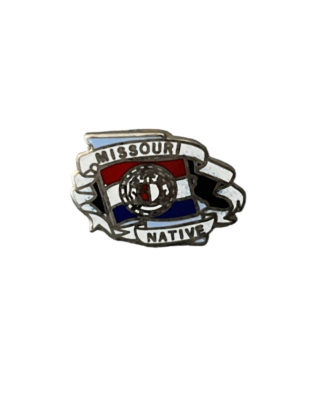 Missouri Native Collectible Lapel Pin Souvenir Metal Vintage